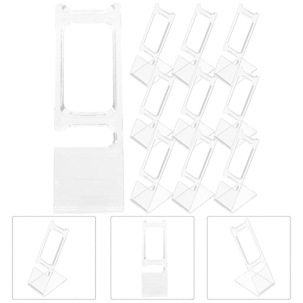 Watches Jewelry Holder - 50Pcs Clear Plastic Watch Display Stand