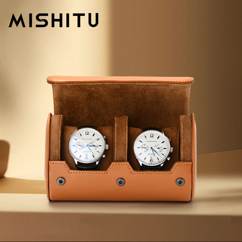 Watches Jewelry Holder - MISHITU 1/2/3-Slot Watch Storage Roll Travel