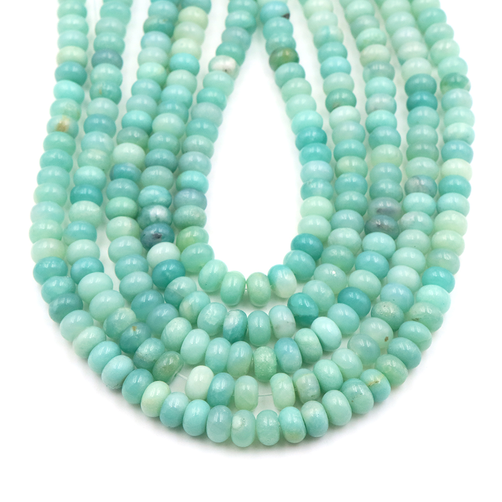 5x8mm Natural Stone Amazonite  - Gemstone Bracelet Healing recension och pris