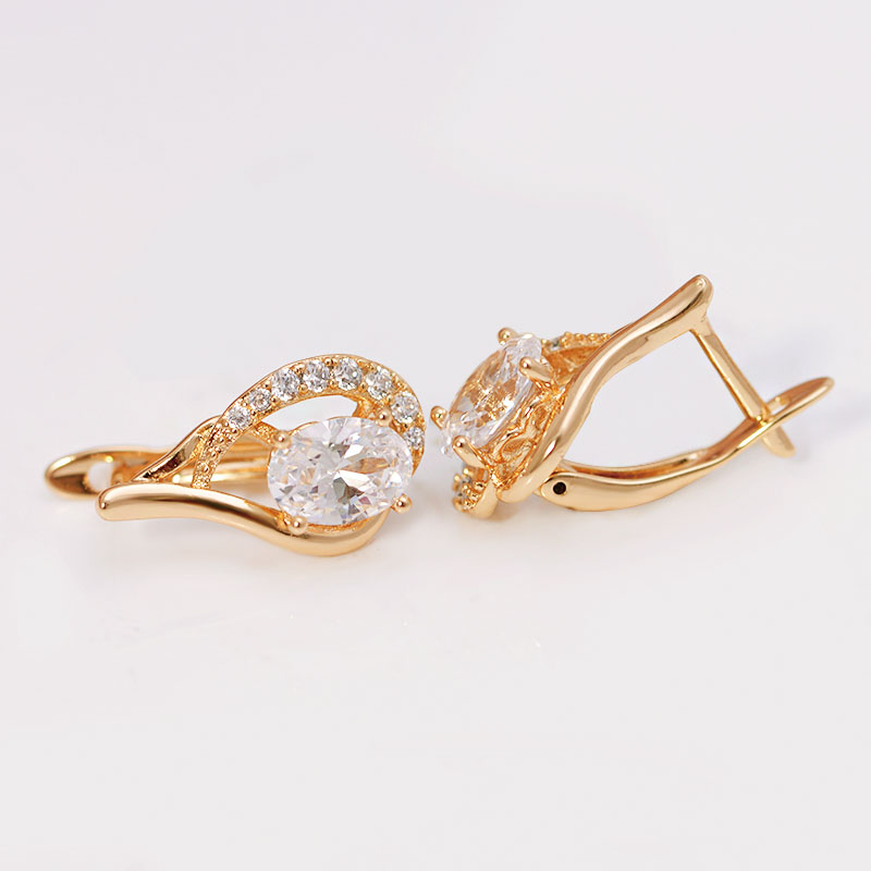 AAA+ Zircon Hoop Earrings for  - Nick'S Jewelry & Watches Reviews recension och pris
