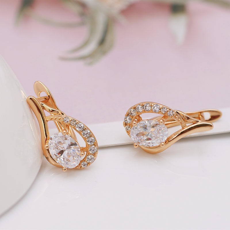 AAA+ Zircon Hoop Earrings for  - Nick'S Jewelry & Watches Reviews recension och pris