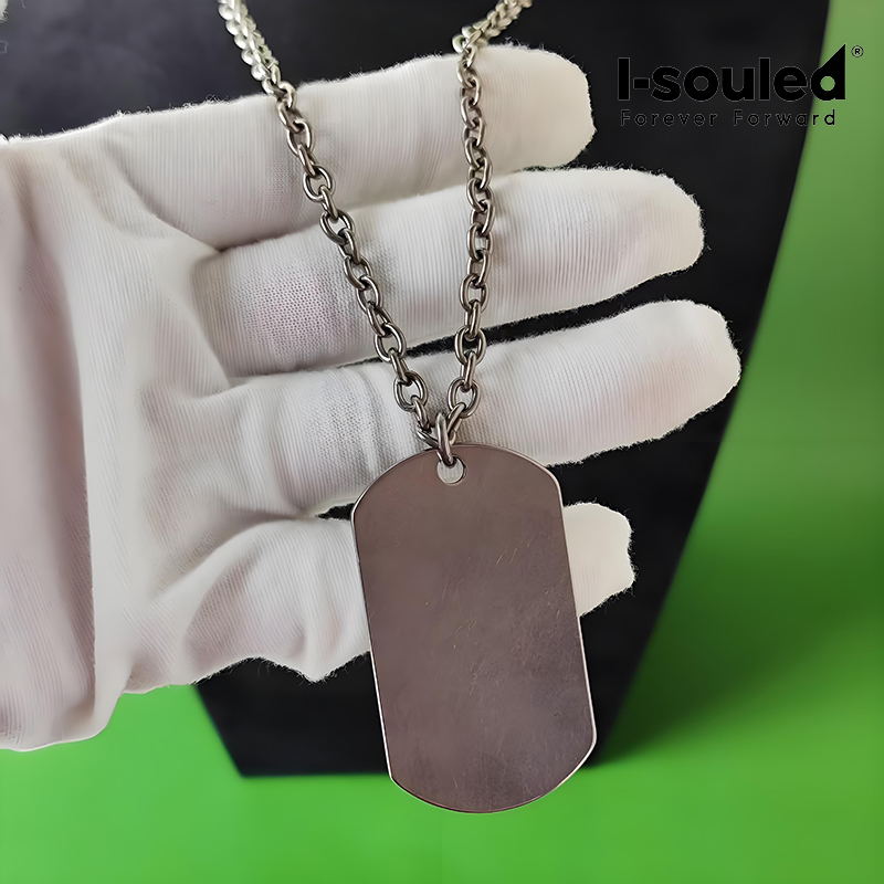 Titanium Dog Tag Necklace for  - Mens Dog Tag Necklace recension och pris