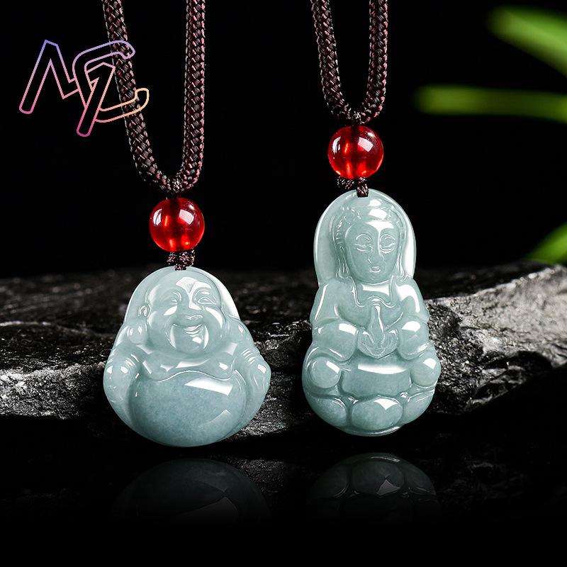 Myanmar Jadeite Guanyin Buddha - Jewelry & Watches Sp Zo O recension och pris