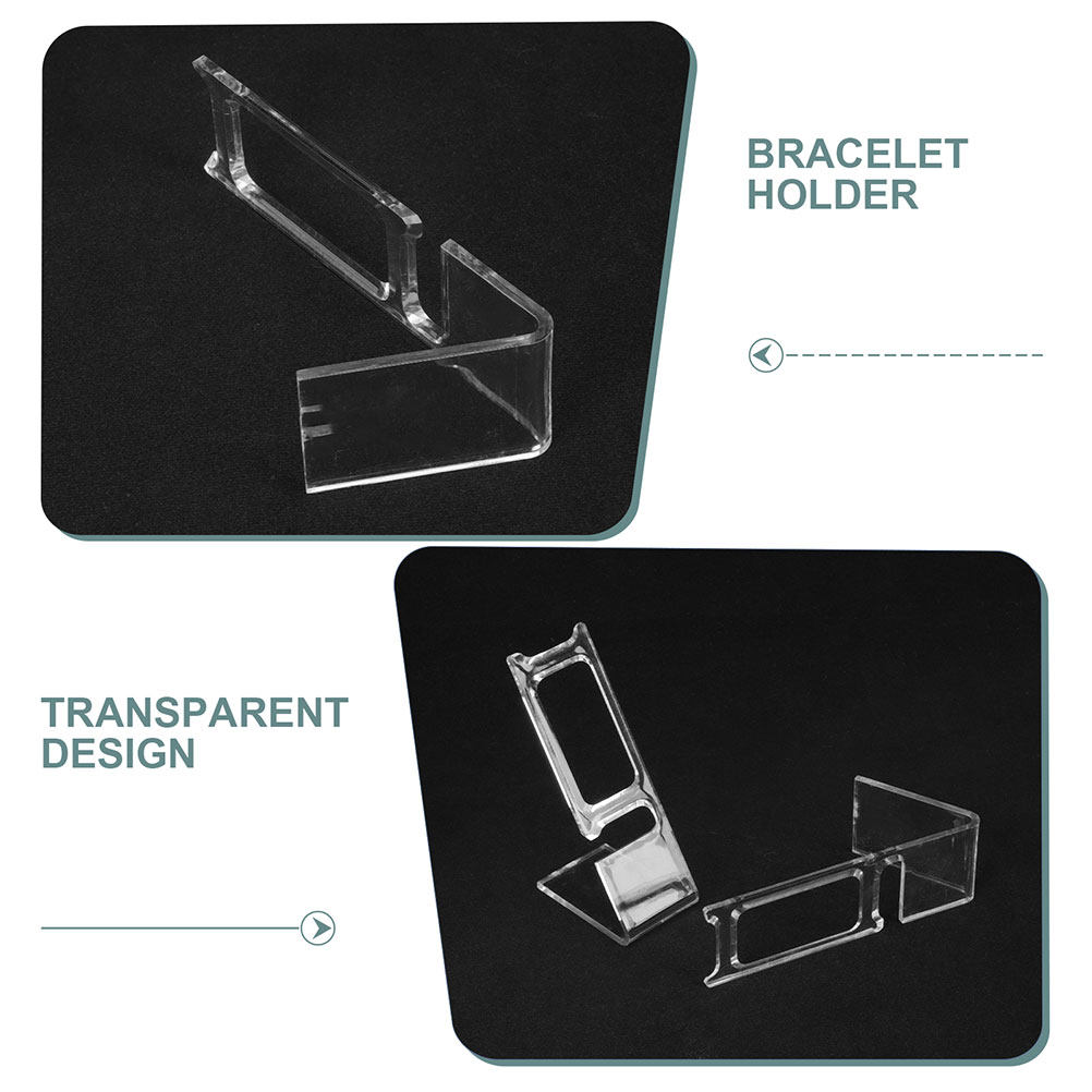 50Pcs Clear Plastic Watch Disp - Watches Jewelry Holder recension och pris