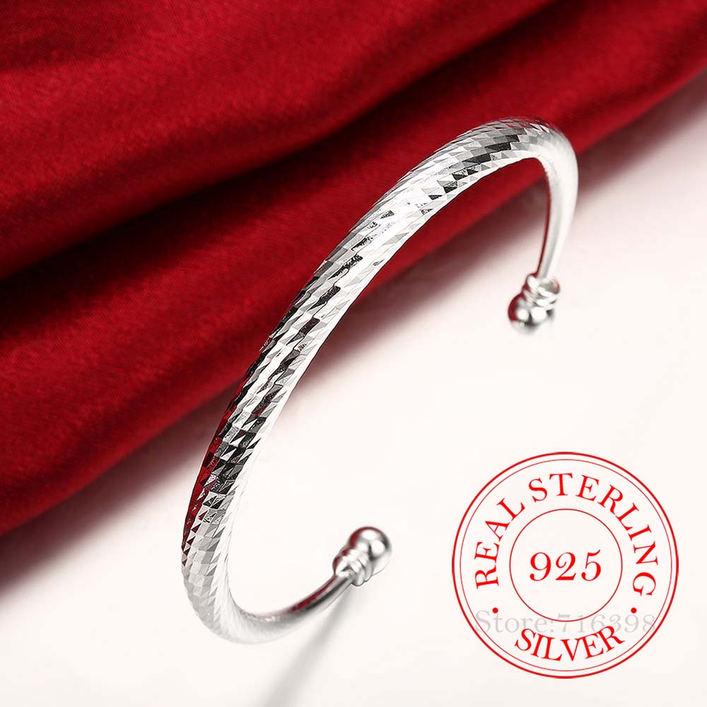 925 Silver Wedding Open Bracel - Nick'S Jewelry & Watches Reviews recension och pris