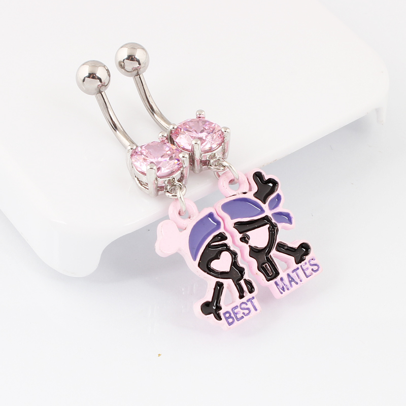 A pair Belly button ring Skull - Nick'S Jewelry & Watches Reviews recension och pris