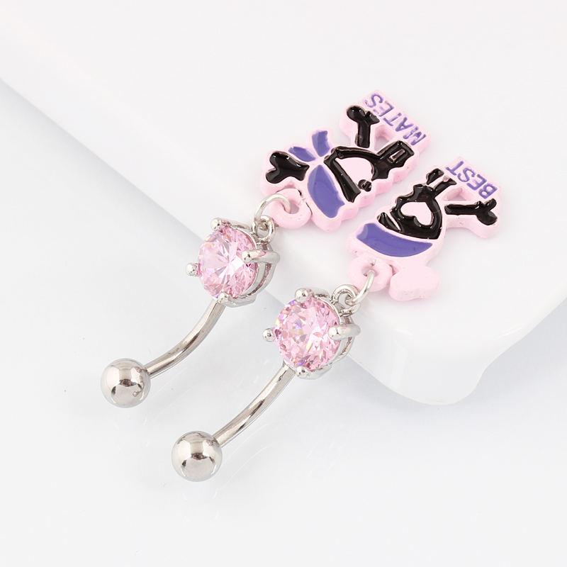 A pair Belly button ring Skull - Nick'S Jewelry & Watches Reviews recension och pris