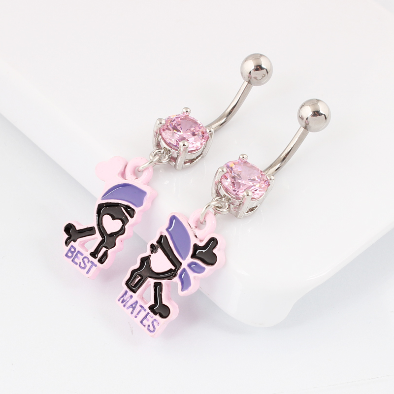 A pair Belly button ring Skull - Nick'S Jewelry & Watches Reviews recension och pris