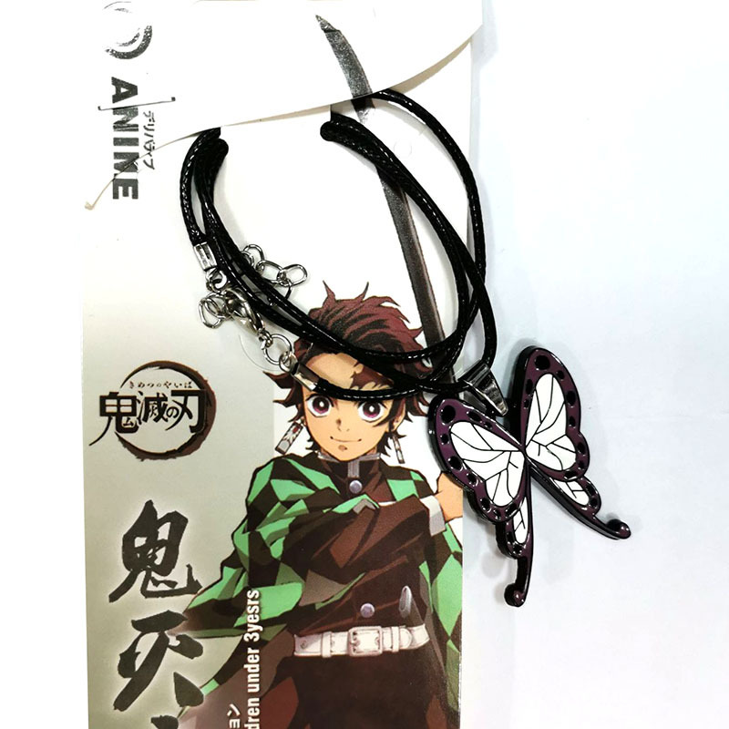 Demon Slayer Anime Pendant Nec - Butterfly Pendant Necklace recension och pris