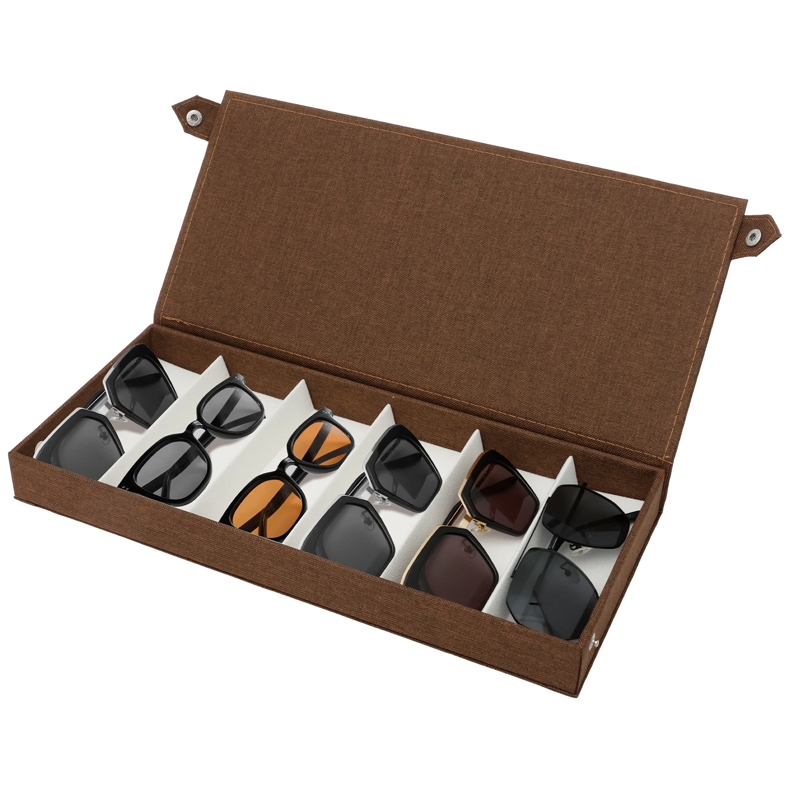 6 Slots Sunglasses Storage Box - Jewelry Eyewear Watches & Accessories recension och pris