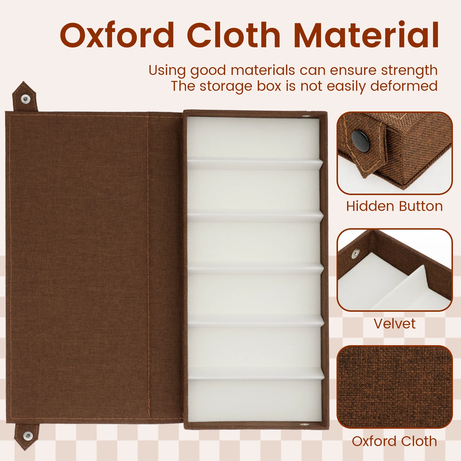 6 Slots Sunglasses Storage Box - Jewelry Eyewear Watches & Accessories recension och pris