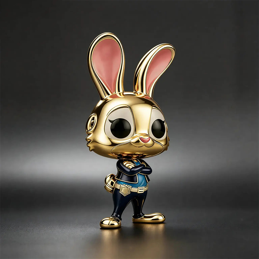 Gold Plated Cartoon Animal Cha - Nick'S Jewelry & Watches Reviews recension och pris