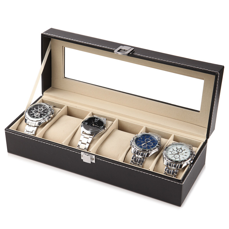 European Leather Watch Storage - Watches Jewelry Holder recension och pris