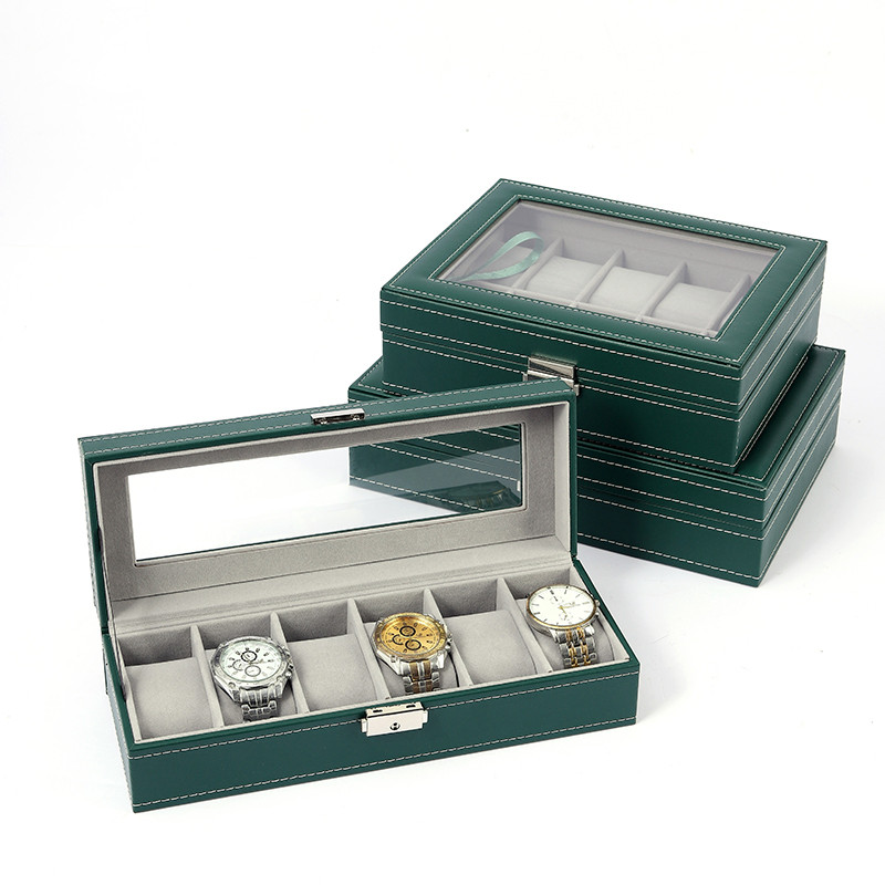 European Leather Watch Storage - Watches Jewelry Holder recension och pris