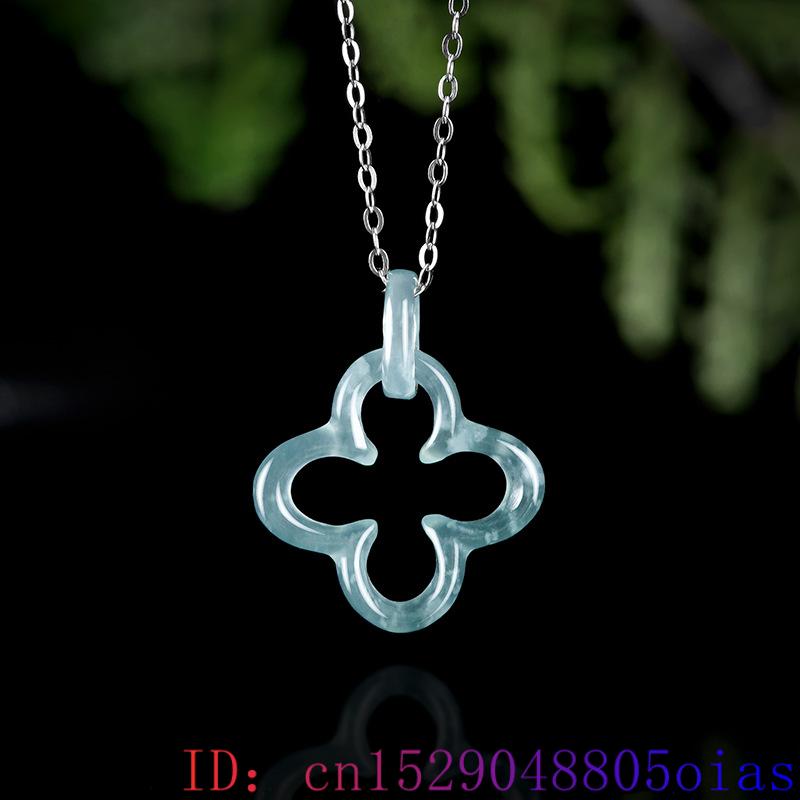 Blue Myanmar Jadeite Four Leaf - Jewelry & Watches Sp Zo O recension och pris