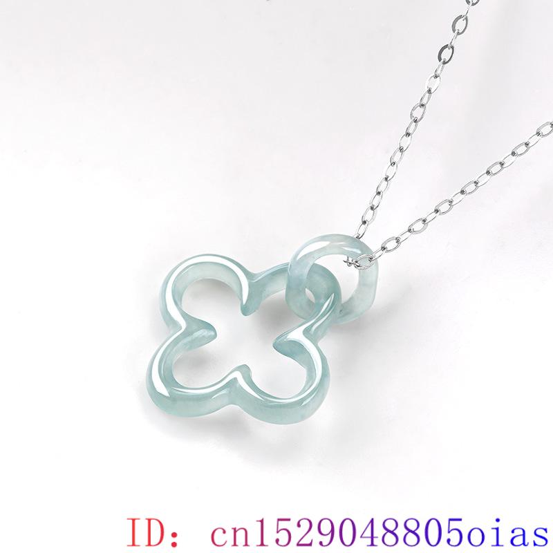Blue Myanmar Jadeite Four Leaf - Jewelry & Watches Sp Zo O recension och pris