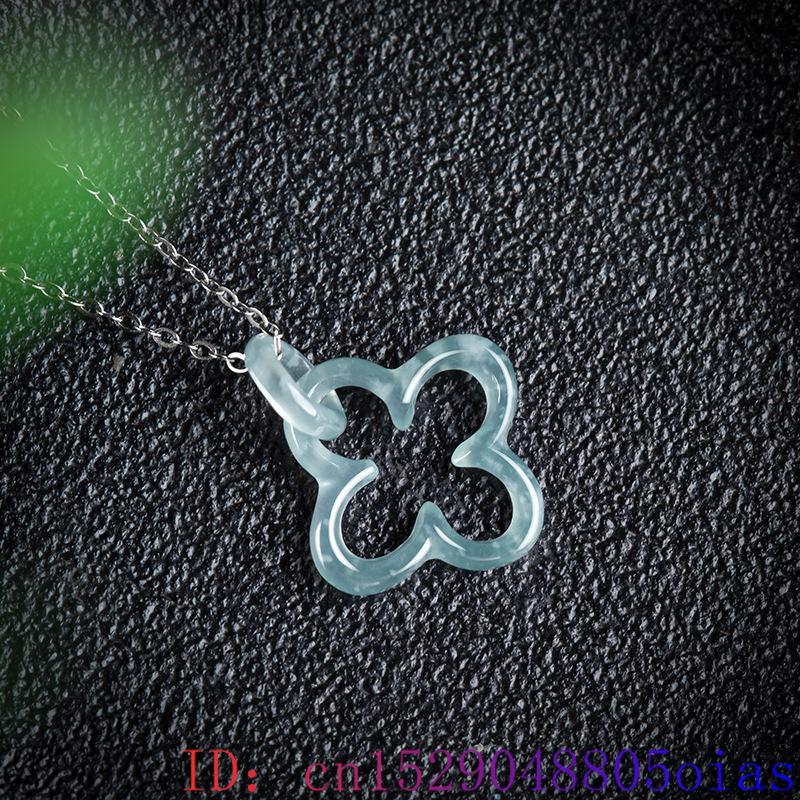 Blue Myanmar Jadeite Four Leaf - Jewelry & Watches Sp Zo O recension och pris