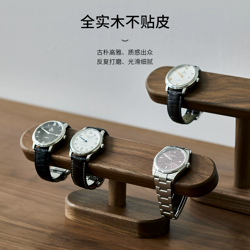 Black Walnut Wood Watch Holder - Watches Jewelry Holder recension och pris