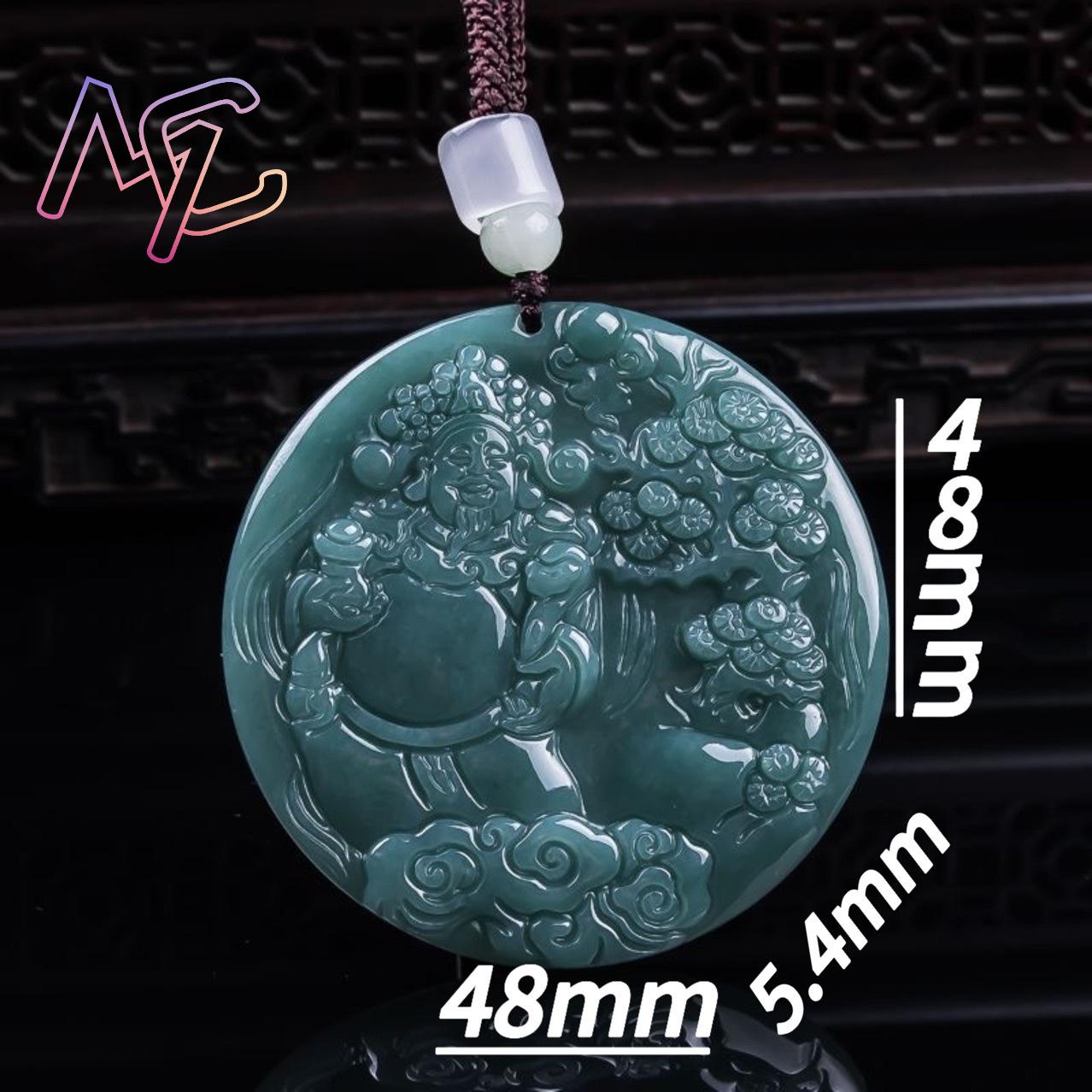 Burmese Jadeite God of Wealth  - Jewelry & Watches Sp Zo O recension och pris