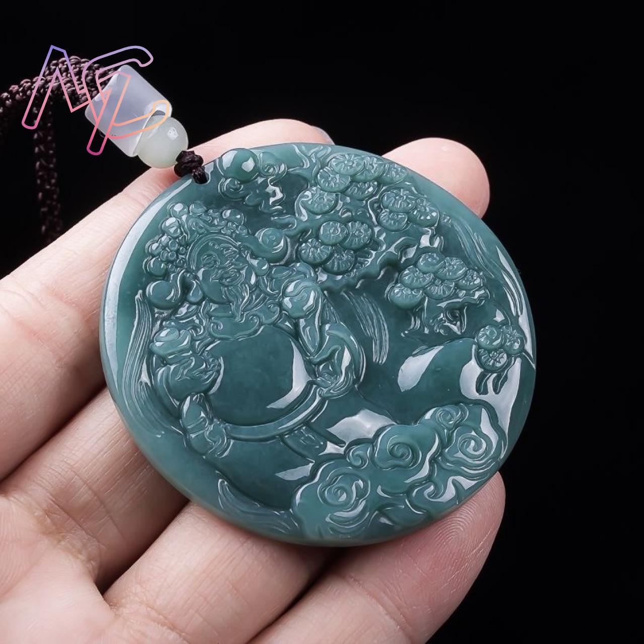 Burmese Jadeite God of Wealth  - Jewelry & Watches Sp Zo O recension och pris