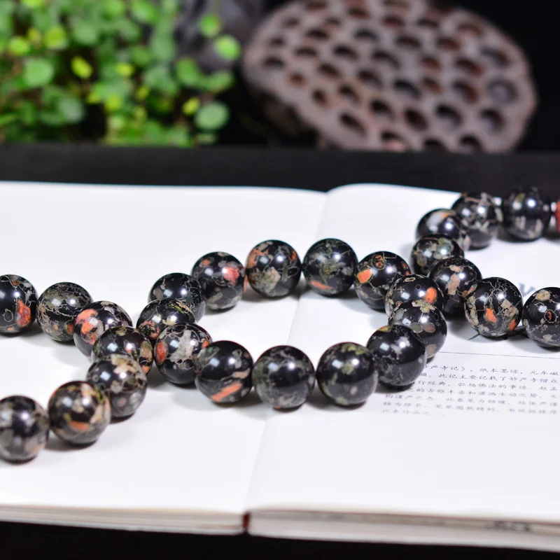Natural Stone Plum Blossom Jad - Gemstone Bracelet Healing recension och pris