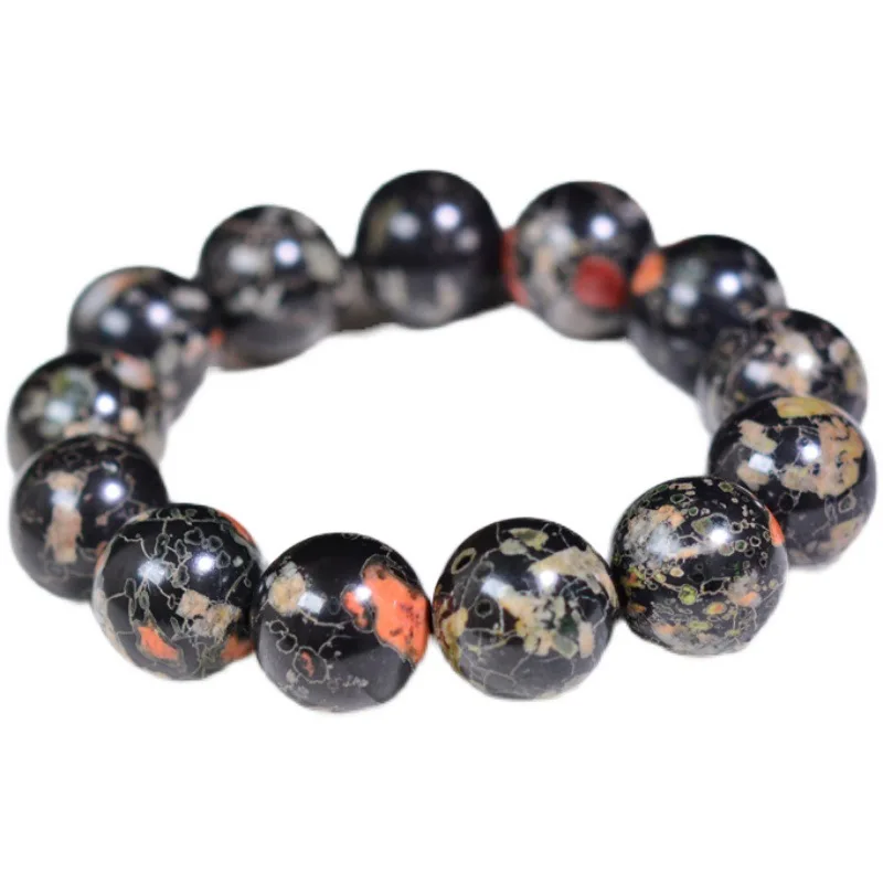 Natural Stone Plum Blossom Jad - Gemstone Bracelet Healing recension och pris