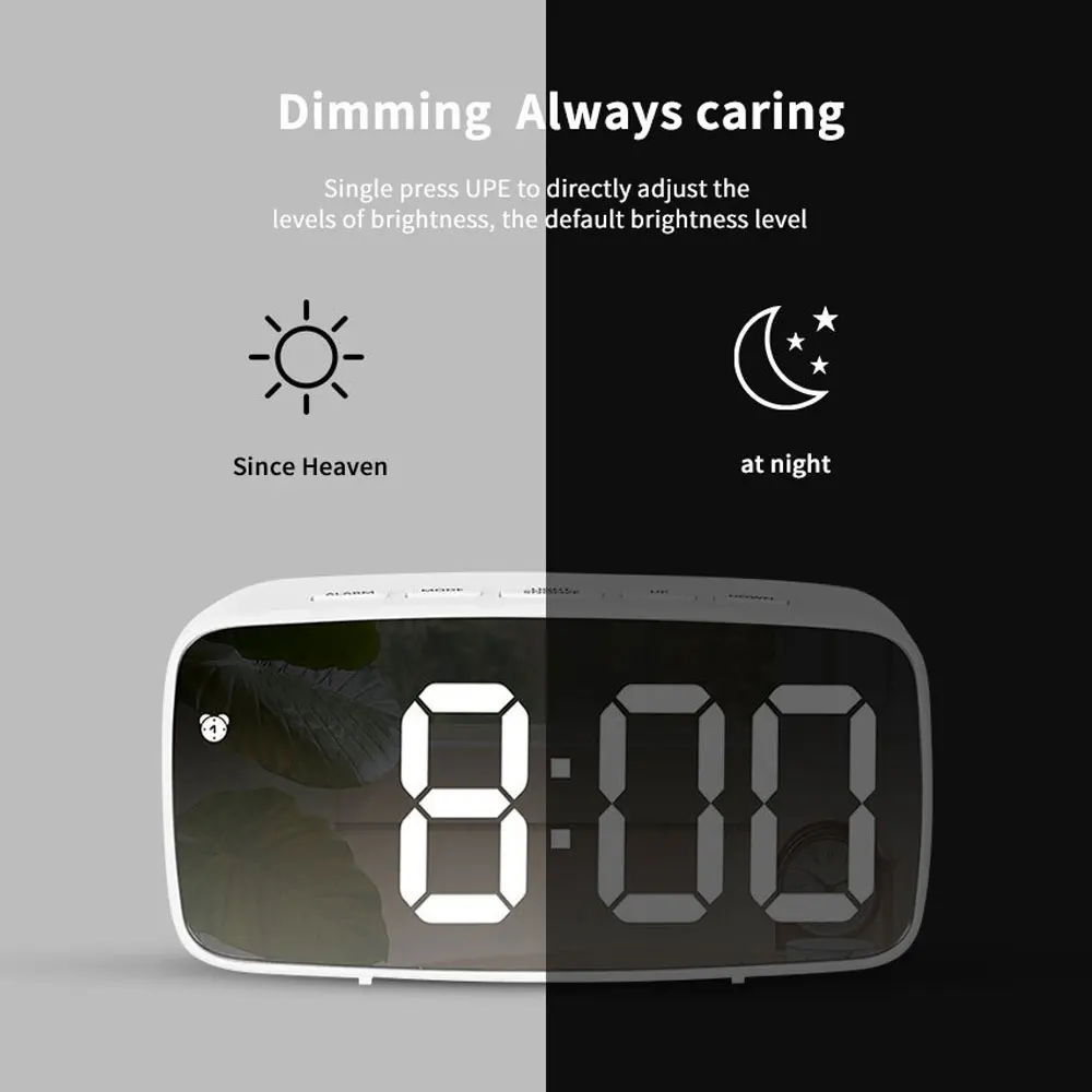 Acrylic Mirror Alarm Clock Ele - Moments Watches & Jewelry Vaughan Mills recension och pris