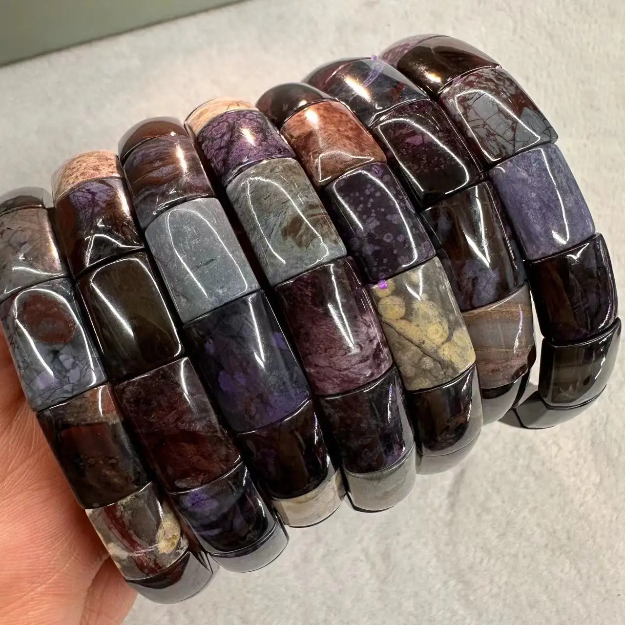 AAA Natural Sugilite Bracelet  - Gemstone Bracelet Healing recension och pris