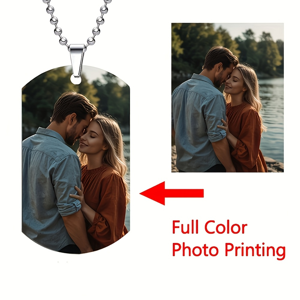 Custom Personalized Men's Pend - Mens Dog Tag Necklace recension och pris