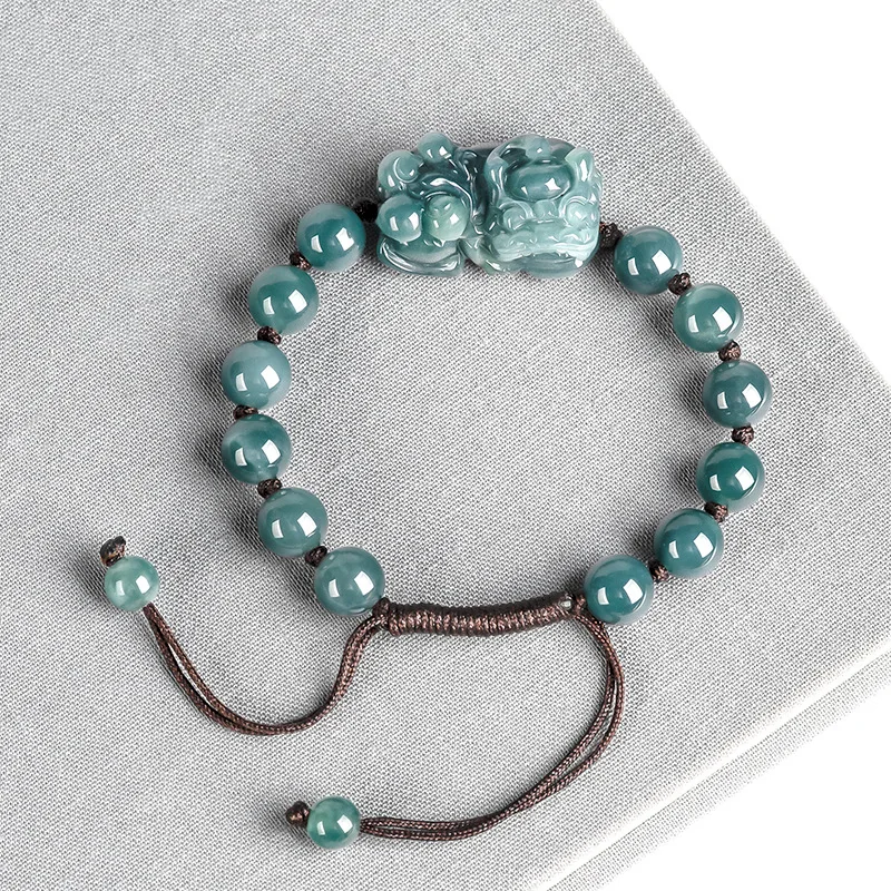 Burmese Jadeite Pixiu Bracelet - Jewelry & Watches Sp Zo O recension och pris