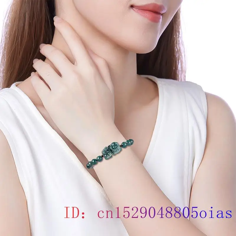 Burmese Jadeite Pixiu Bracelet - Jewelry & Watches Sp Zo O recension och pris