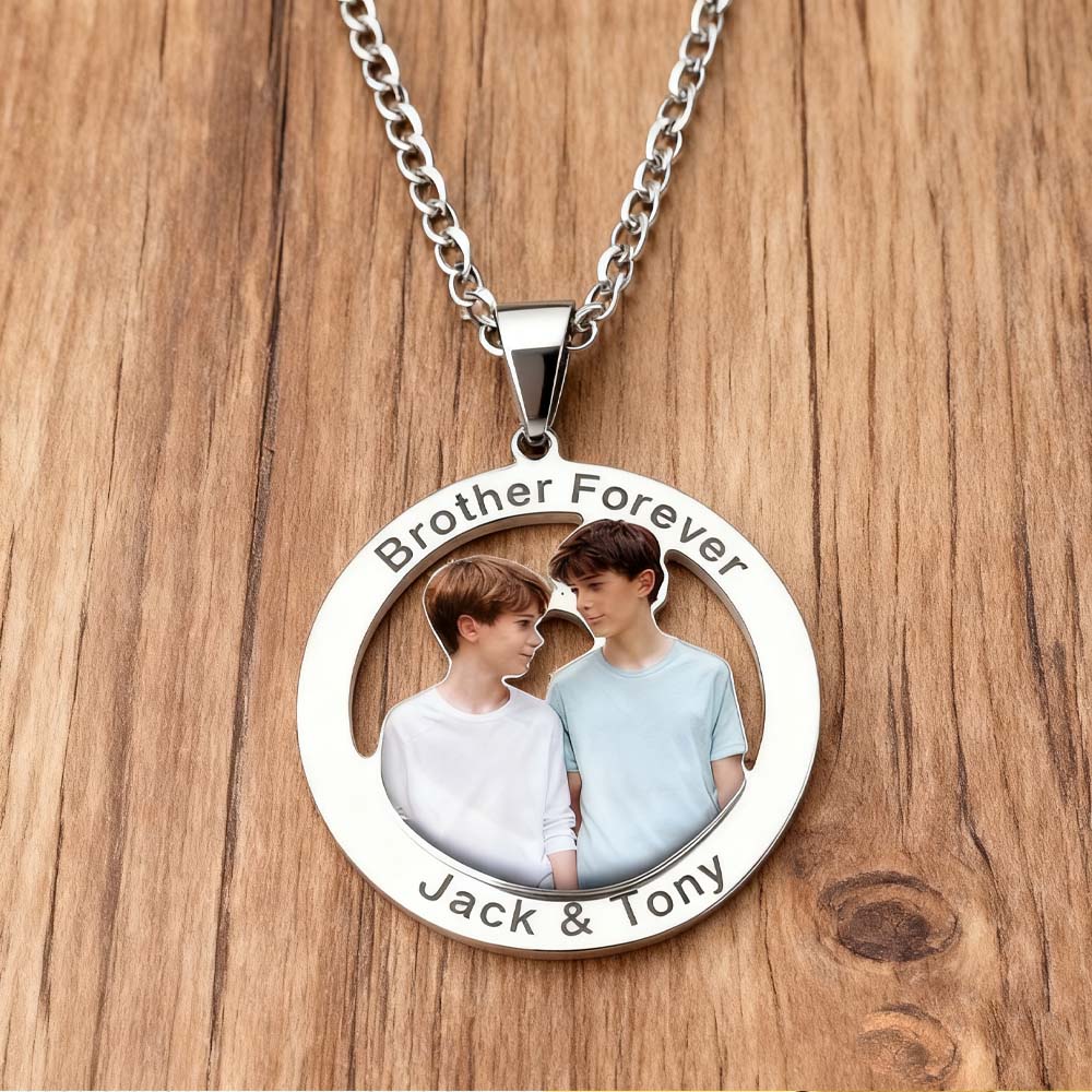 Print Photo Necklace Personali - Mens Dog Tag Necklace recension och pris